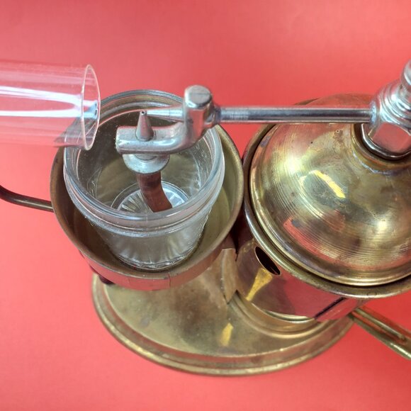 Rare 1920s Verona 30 F All-Brass Steam Inhaler (Italy) Antique Collector Item - Picture 6 of 17